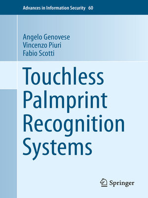 cover image of Touchless Palmprint Recognition Systems